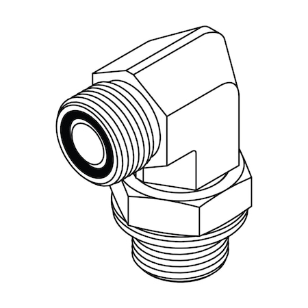 Hydraulic Fitting-International12MORFS-08MBSPP 90